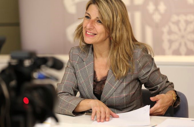 Ministra de Trabajo y Economía Social de España Yolanda Díaz