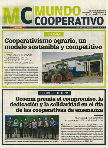 Ucoerm premia el compromiso, la dedicación y la solidaridad en el día de las cooperativas de eneseñanza