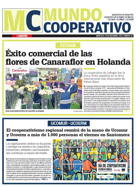 El cooperativismo regional reunirá de la mano de Ucomur y Ucoerm a más de 1.000 personas el viernes en Santomera