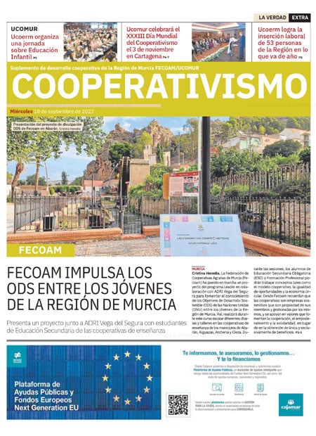 El Cooperativismo regional, de la mano de Ucomur, celebra su XXXIII Día Mundial el 3 de noviembre en Cartagena