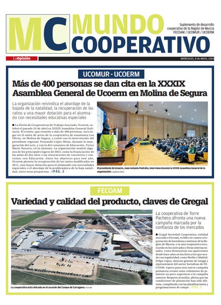 Más de 400 personas se dan cita en la XXXIX Asamblea General de Ucoerm en Molina de Segura