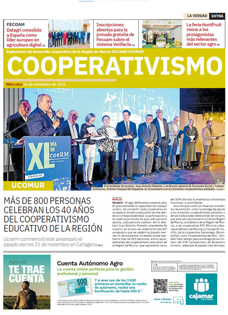 Especial Cooperativismo 8 MÁS DE 800 PERSONAS CELEBRAN LOS 40 AÑOS DEL COOPERATIVISMO EDUCATIVO DE LA REGIÓN